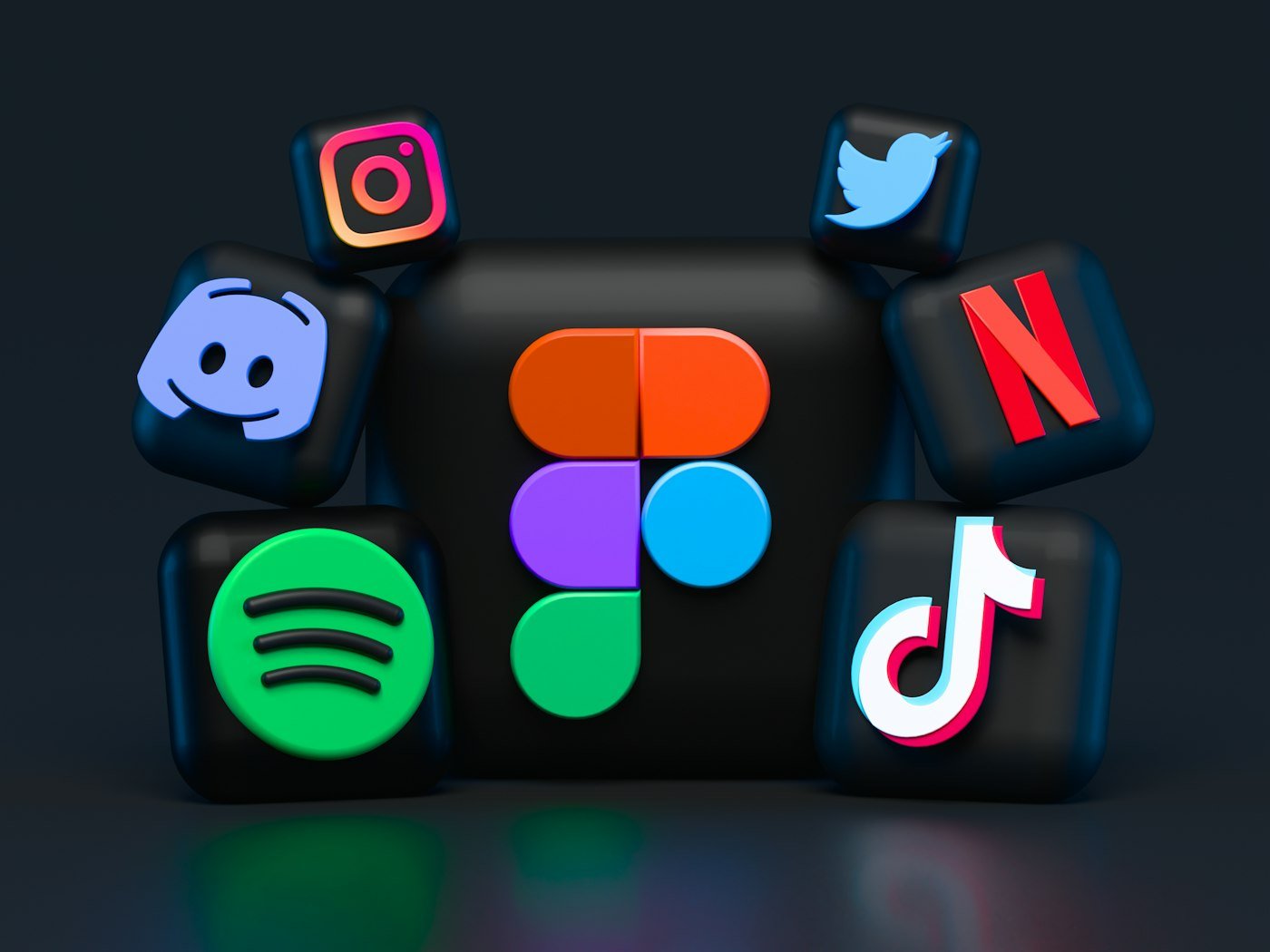Social media app icons representing platform management